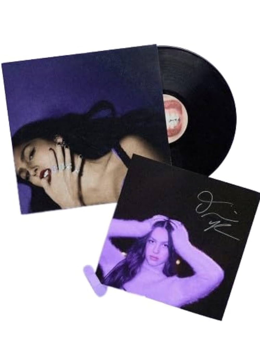 SIGNED Olivia Rodrigo GUTS - Limited Edition Signed Print Black Vinyl LP